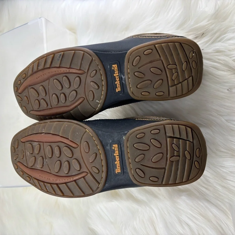 Timberland Brown and Black Sneakers with Rugged Design